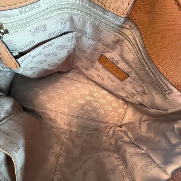 Michael Kors Tricolor Satchel in Black, White, and Tan - Picture 10 of 10